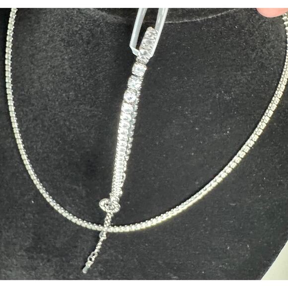 Stunning CZ 3 Piece Set including Tennis Bracelet by Kenneth Jay Lane NWT - Picture 6 of 8